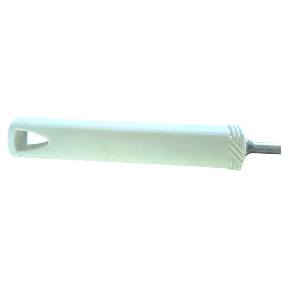 Inox Italy Vintage Stainless Steel Ladle Large White Handle‎ Hang Hole